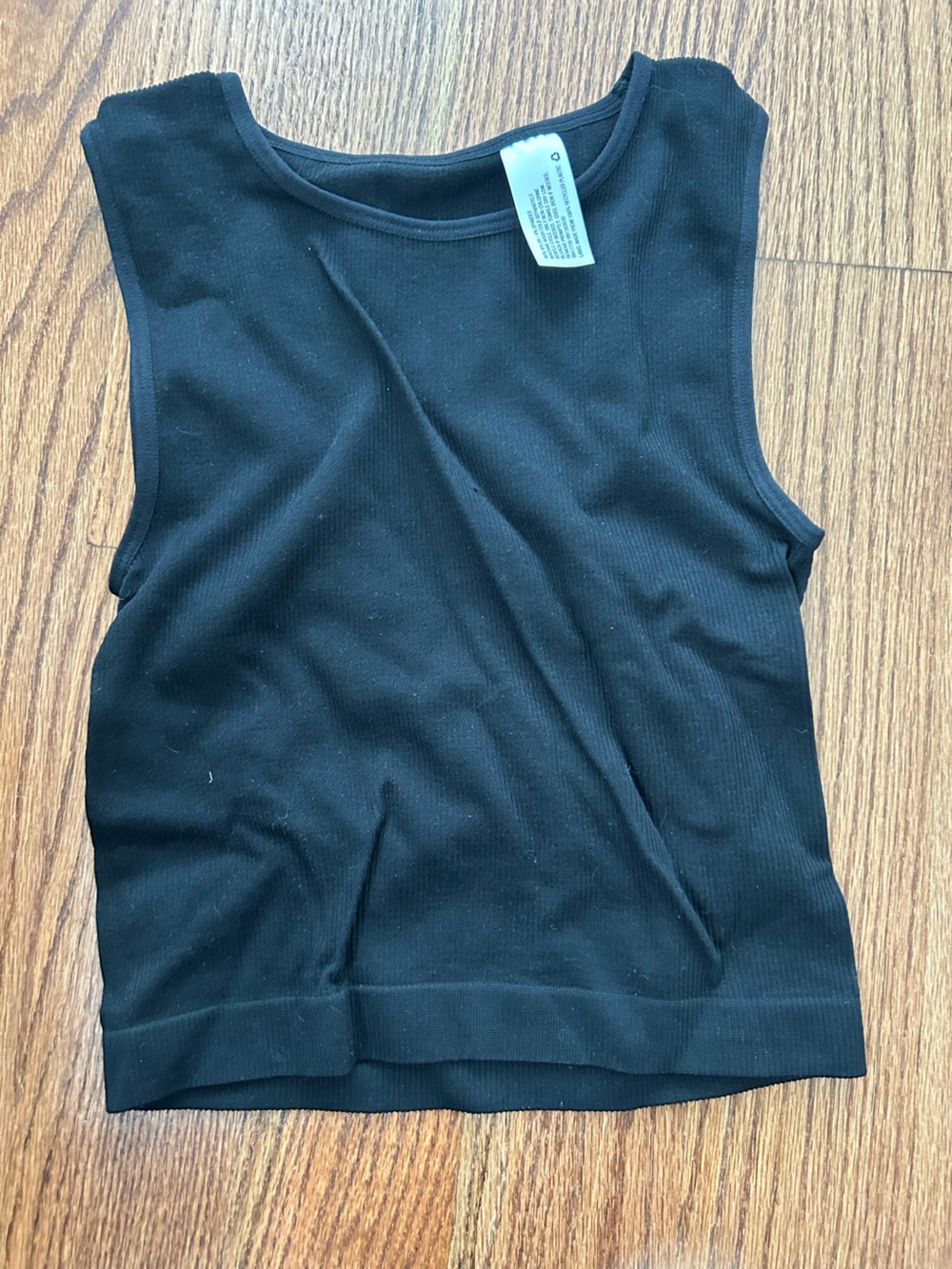 Black tank top